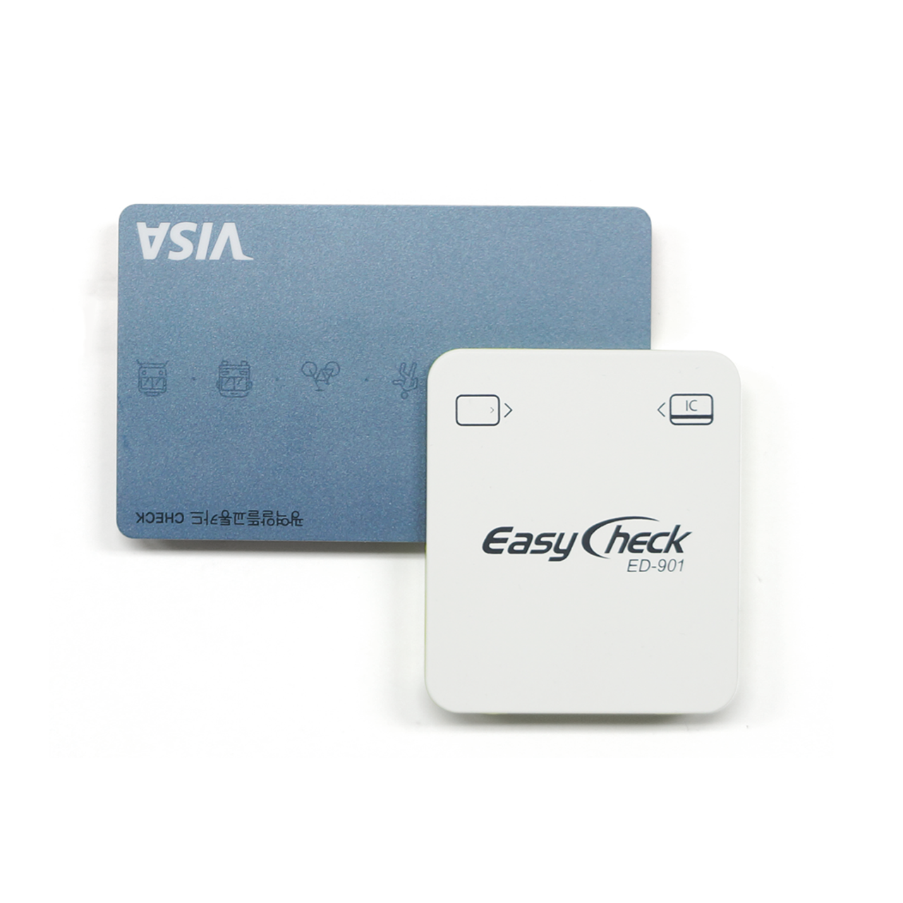 ED-901 이지체크 스마트폰 블루투스 휴대용 무선 카드단말기 배달 푸드트럭 플리마켓 카드체크기 KICC 정품